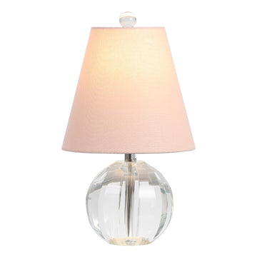 Goddard 16" Crystal Ball/Metal LED Table Lamp - JONATHAN Y